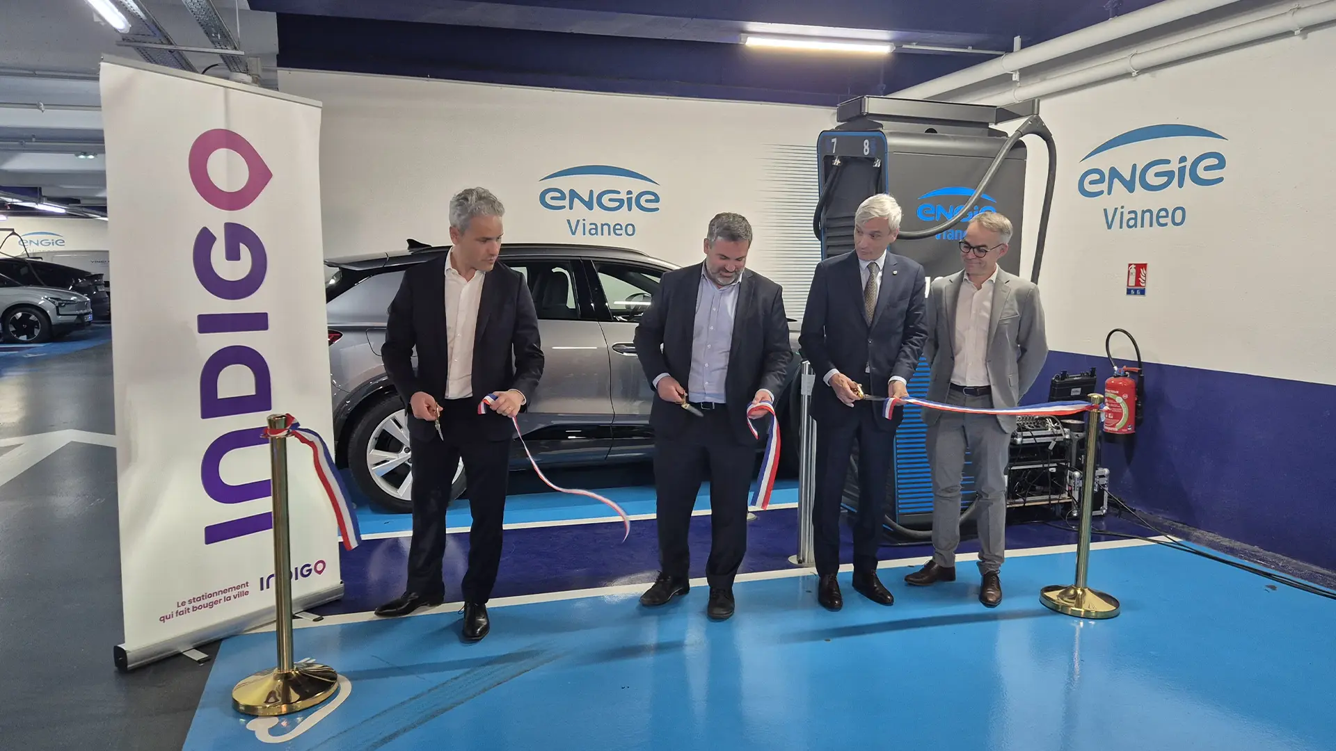 Inauguration de la station de recharge ultra-rapide Neuilly-sur-Seine