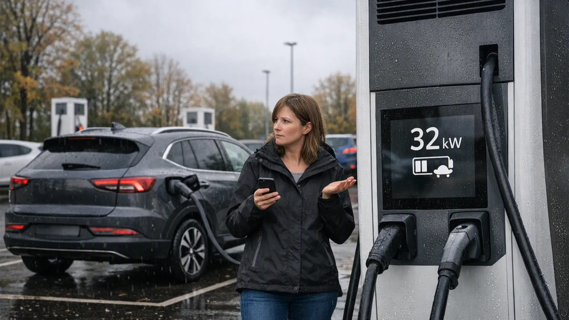 Raisons qui explique pourquoi ma voiture ne charge pas à pleine puissance